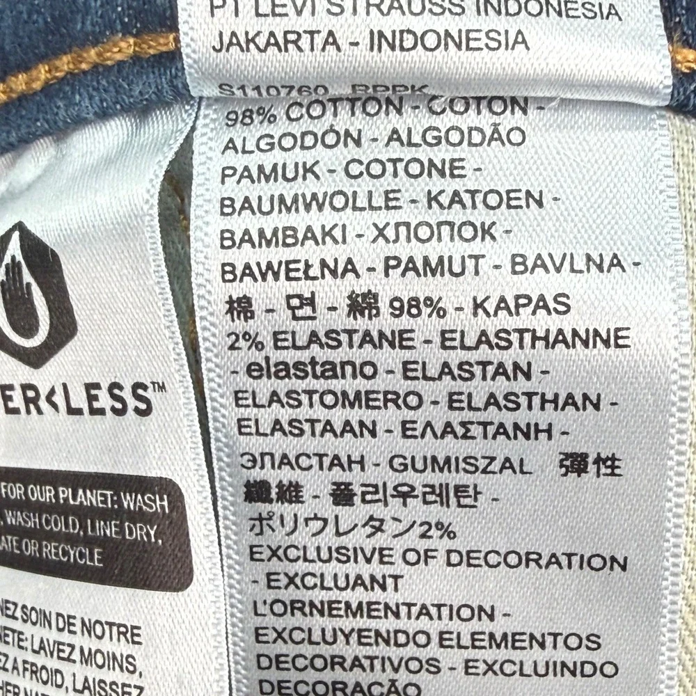 Levi's 541‎ Athletic Taper Jeans Mens 44x29 Blue Denim Stretch 18757-0003